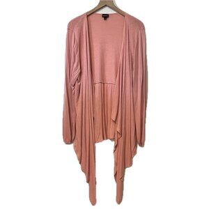 Torrid Pink Long Sleeve Knit Cardigan - Size 4X